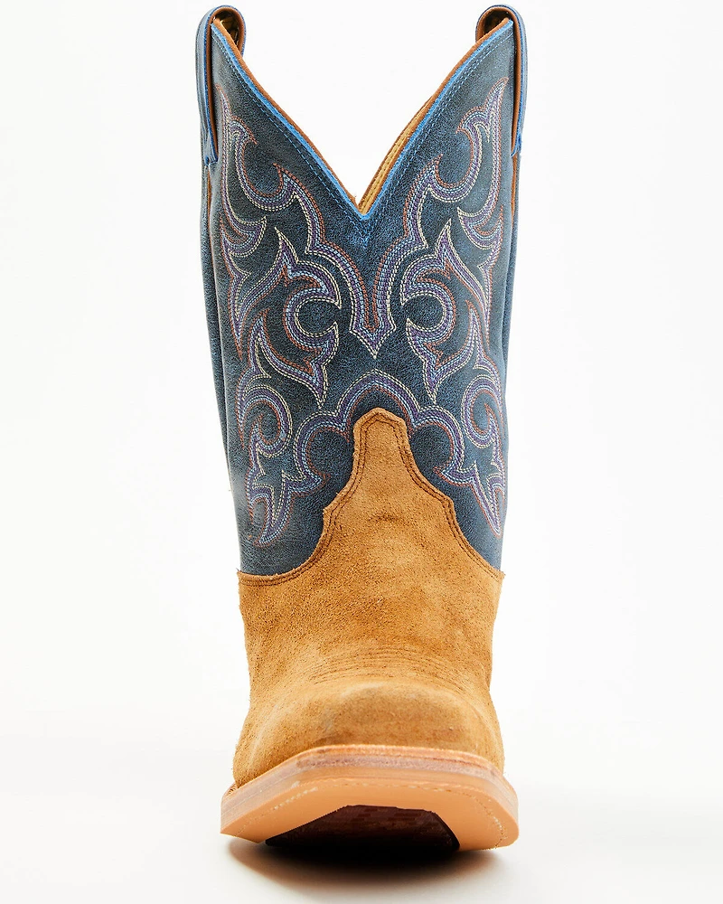 Justin Men's 11" Fergus Roughout Performance Western Boots - Square Toe