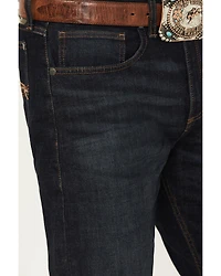 Wrangler Men's 20X Dark Wash Vintage Bootcut Stretch Denim Jeans