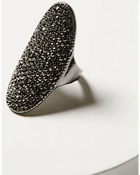 Shyanne Women's Enchanted Forest Pewter Sparkle Statement Ring