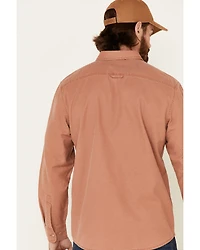 Pendleton Men's Rust Beach Shack Solid Long Sleeve Western Shirt