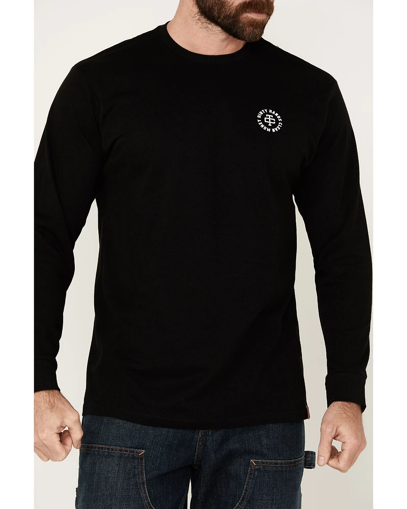 Troll Co Men's Twisting Wrenches Long Sleeve Graphic T-Shirt