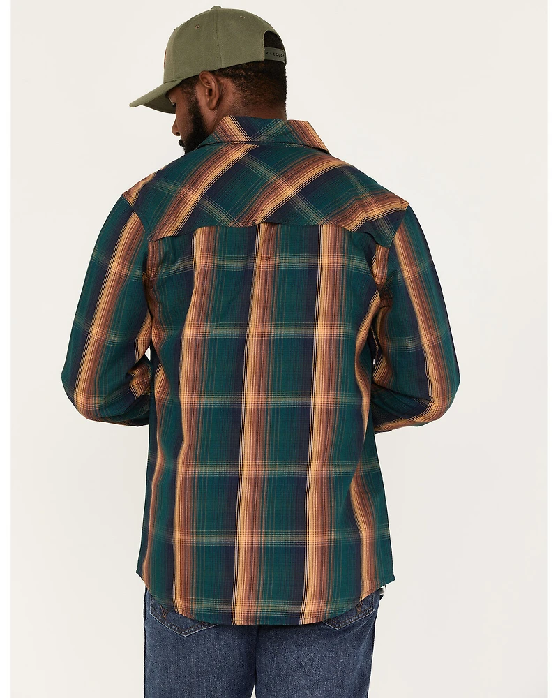 Resistol Men's Parker Large Plaid Button Down Western Shirt
