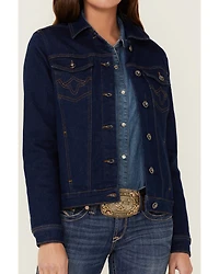 RANK 45® Women's Signature Denim Pocket Stitch Rancher Jacket