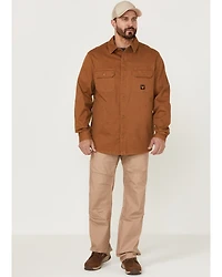 Hawx Men's Brawlins Weathered Bedford Button-Down Cord Work Shirt Jacket