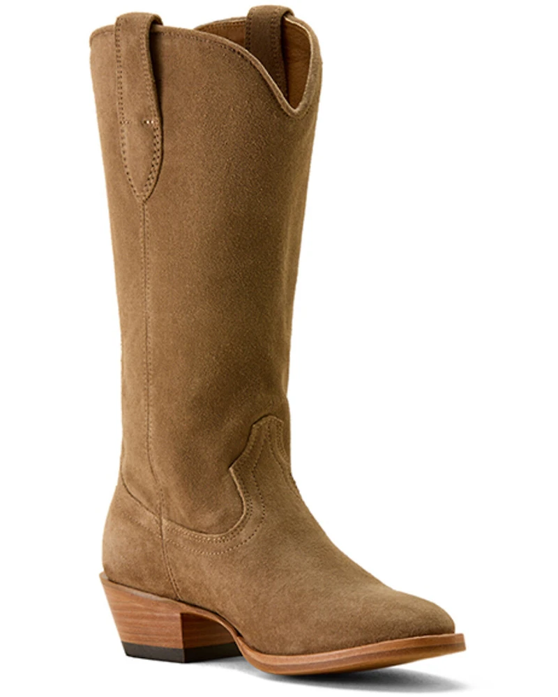 Ariat Women's Marysville Suede Western Boots - Round Toe