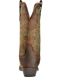 Justin Women's 12" Square Toe Stampede Western Boots