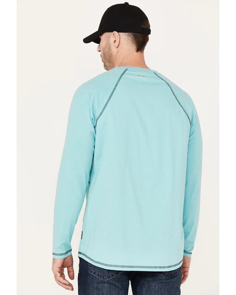Cody James Men's FR Solid Long Sleeve Raglan Work T-Shirt