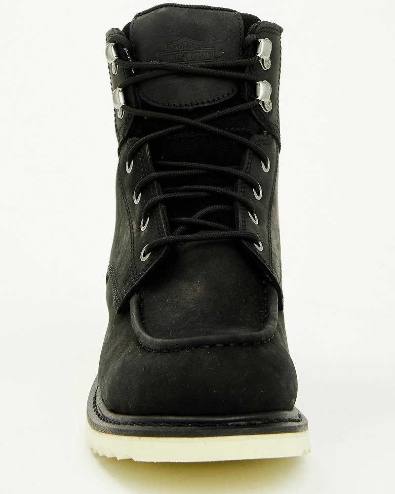 Harley Davidson Men's Brosman Waterproof Moc Motorcycle Boots - Soft Toe