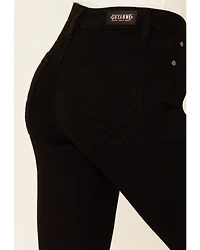 Shyanne Women's Seamed Pockets Mid Rise Bootcut Jeans