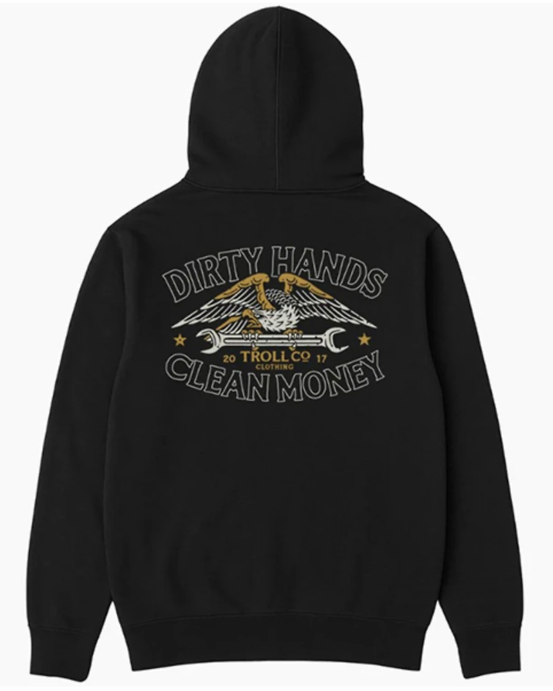 Troll Co Men's DHCM Wing Spanner Hooded Sweatshirt