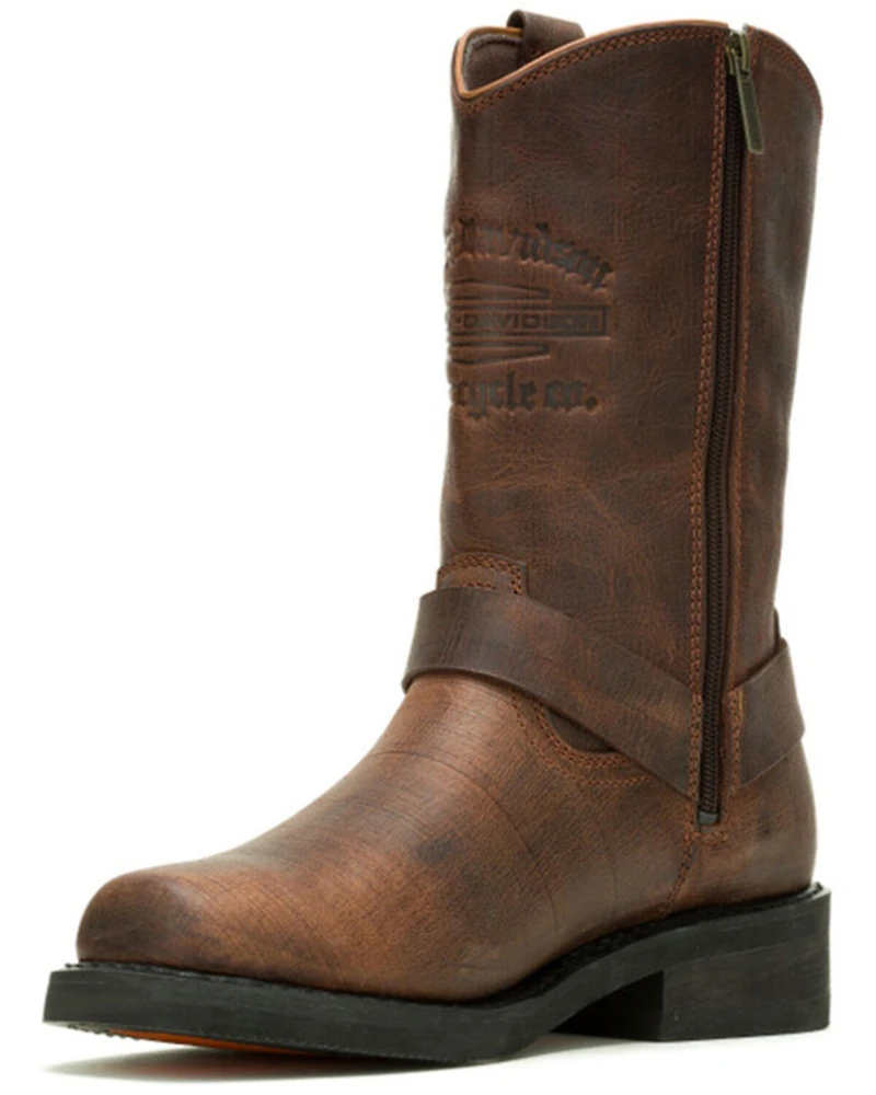 Harley Davidson Men's Hustin West Motorcycle Boots - Square Toe