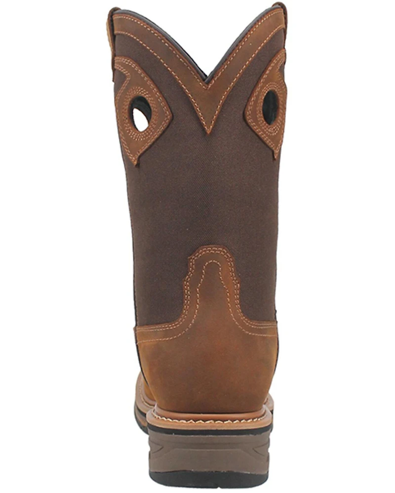 Dan Post Men's 11" Bram Waterproof Work Boots - Broad Square Toe