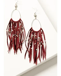 Idyllwind Women's Montoya Leather Fringe Earrings