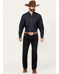Rock & Roll Denim Men's Boot Barn Exclusive Pistol Dark Wash Stackable Straight Reflex Stretch Jeans