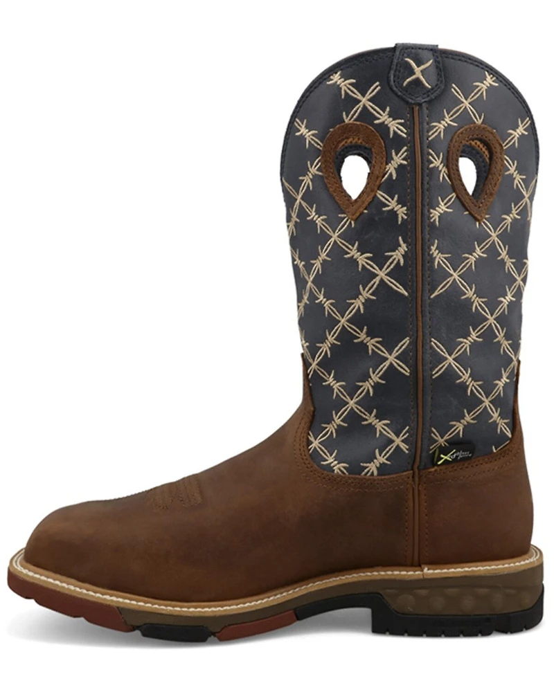 Twisted X Men's Waterproof Pull-On Work Boots - Nano Composite Toe
