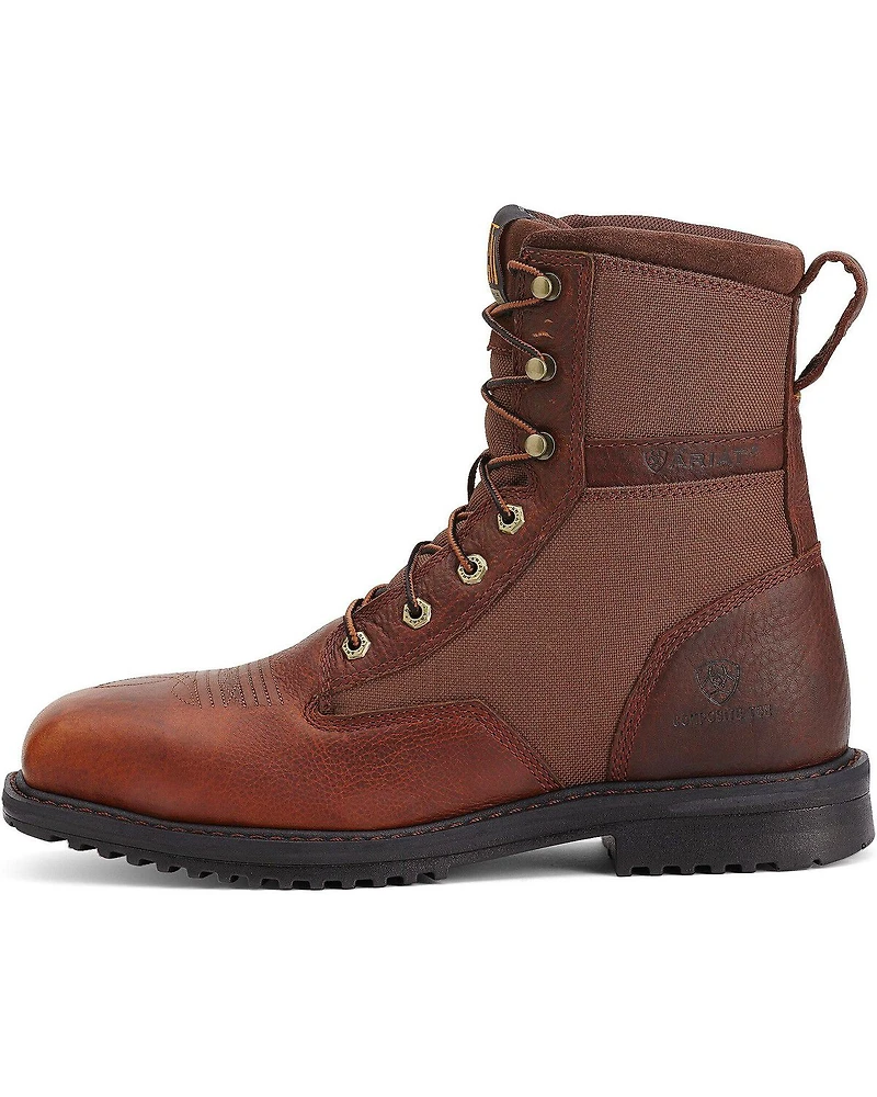 Ariat RigTek 8" Lace-Up Work Boots - Composite Toe