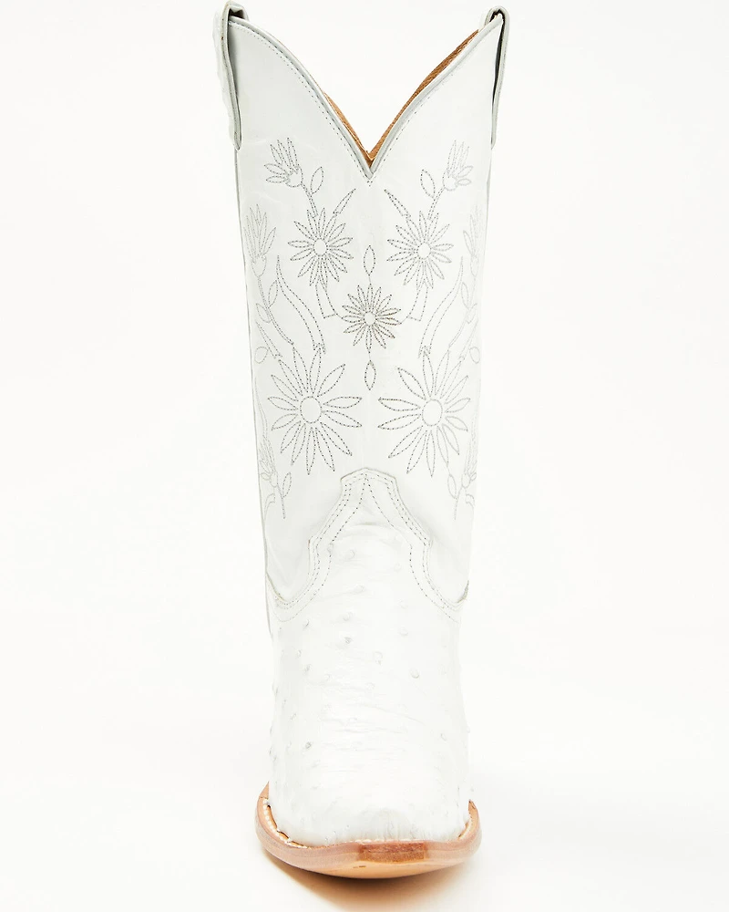 Shyanne Women's Daisie Exotic Full Quill Ostrich Western Boots - Snip Toe