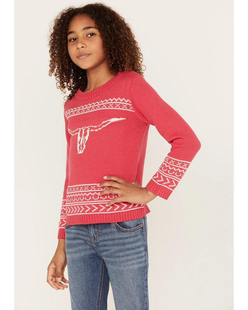 Cotton & Rye Girls' Steerhead Sweater