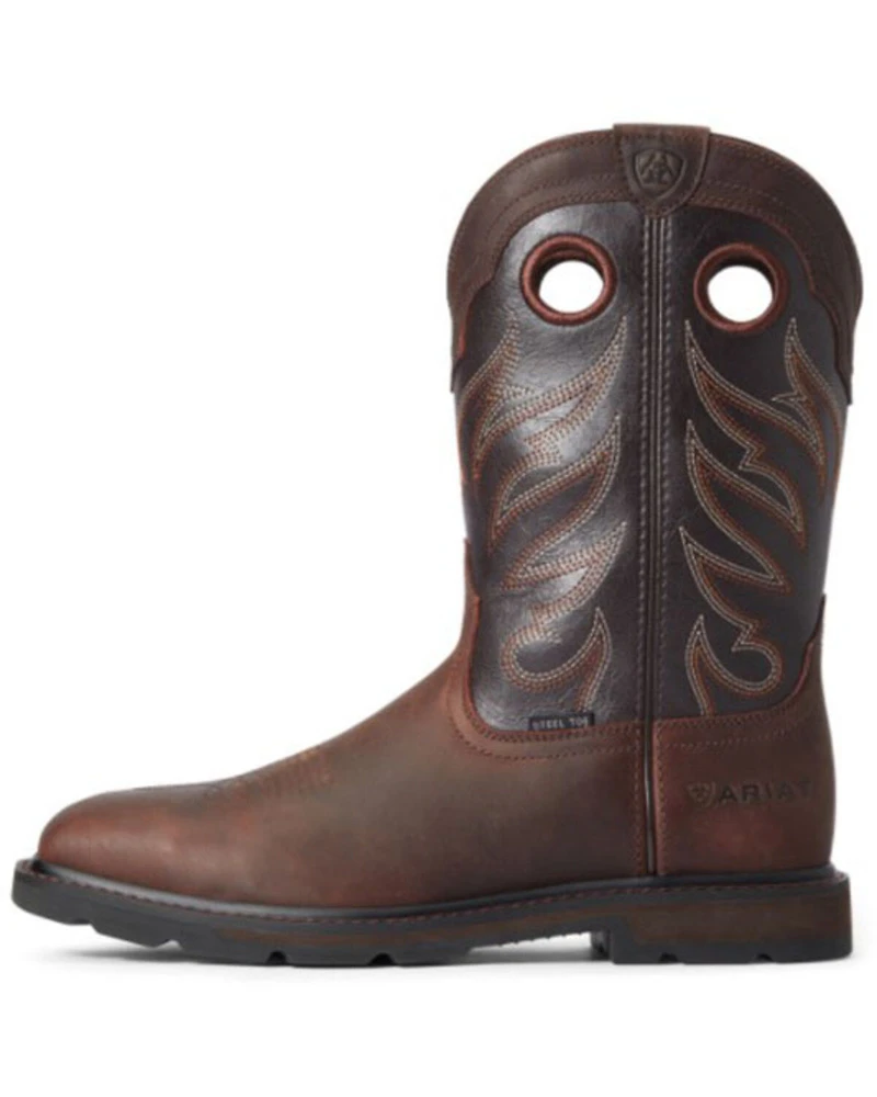 Ariat Men's Groundwork Western Work Boots - Steel Toe