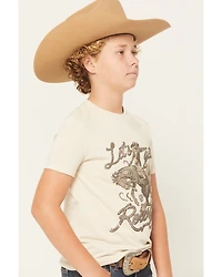 Rock & Roll Denim Boys' Rowdy Short Sleeve Graphic T-Shirt
