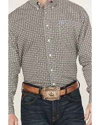 Cinch Men's Medallion Long Sleeve Button-Down Western Shirt