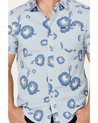 Brixton Men's Charter Floral Print Short Sleeve Button-Down Shirt