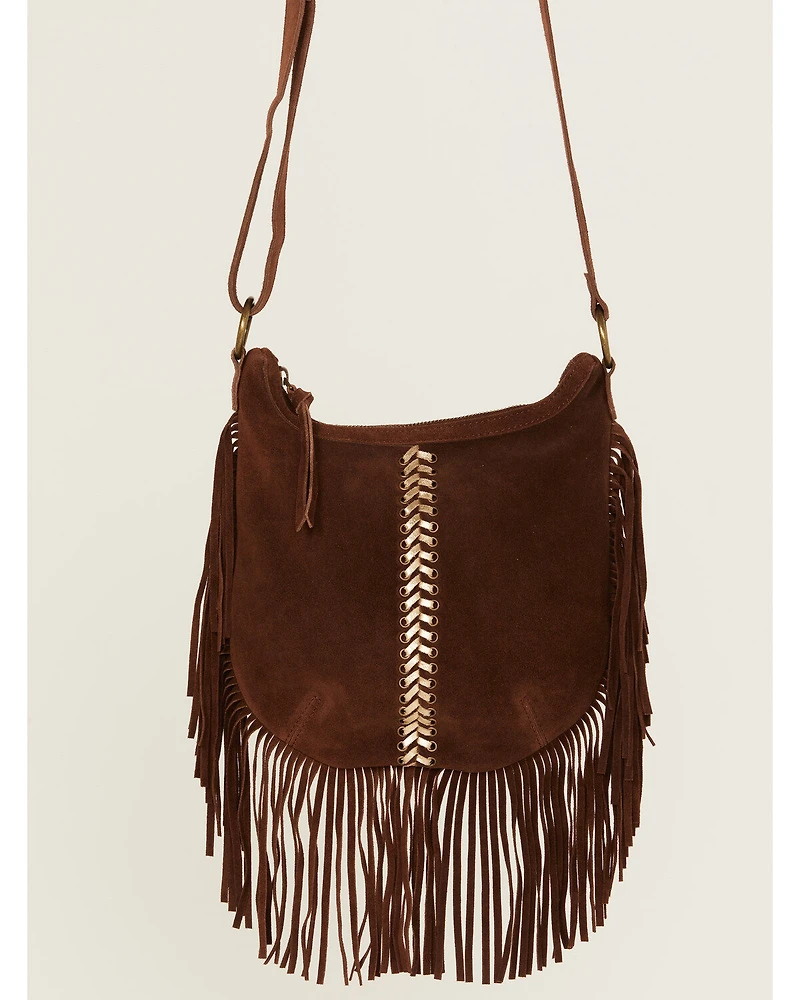 Idyllwind Women's Perlita Suede Crossbody Bag