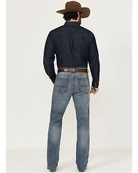 Blue Ranchwear Men's Dorado Wash Bronson Slim Straight Stretch Denim Jeans