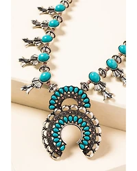 Shyanne Women's The Oasis Squash Blossom Necklace