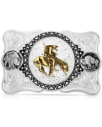 Montana Silversmith Men's Buffalo Nickel Southwestern Belt Buckle