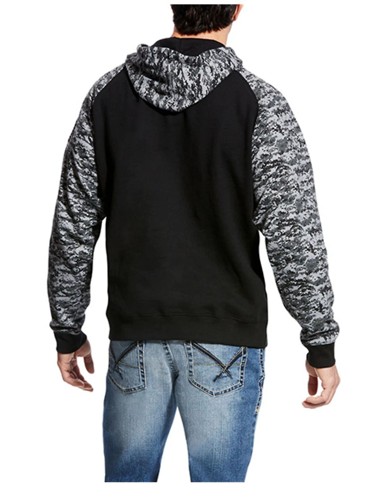 Ariat Men's Patriot Camo Print Hooded Sweatshirt