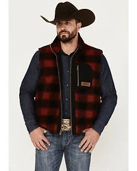 Pendleton Men's Ridgeline Buffalo Checker Fleece Vest