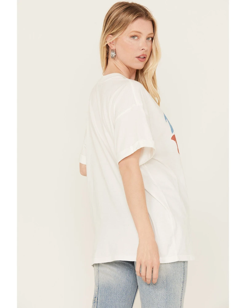 Girl Dangerous Women's Land of the Free Boyfriend Graphic Tee