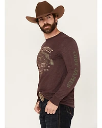 Cody James Men's Iron Pistols Long Sleeve Graphic T-Shirt