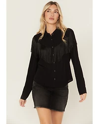 Idyllwind Women's Etta Fringe Long Sleeve Snap Western Shirt