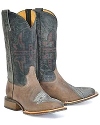 Tin Haul Men's Blackjack Western Boots - Broad Square Toe