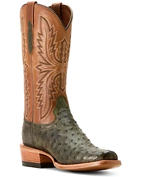 Ariat Men's Futurity Relentless Exotic Ostrich Western Boots - Square Toe