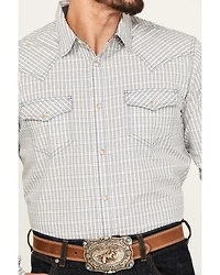 Cody James Men's Jackrabbit Plaid Print Long Sleeve Pearl Snap Western Shirt