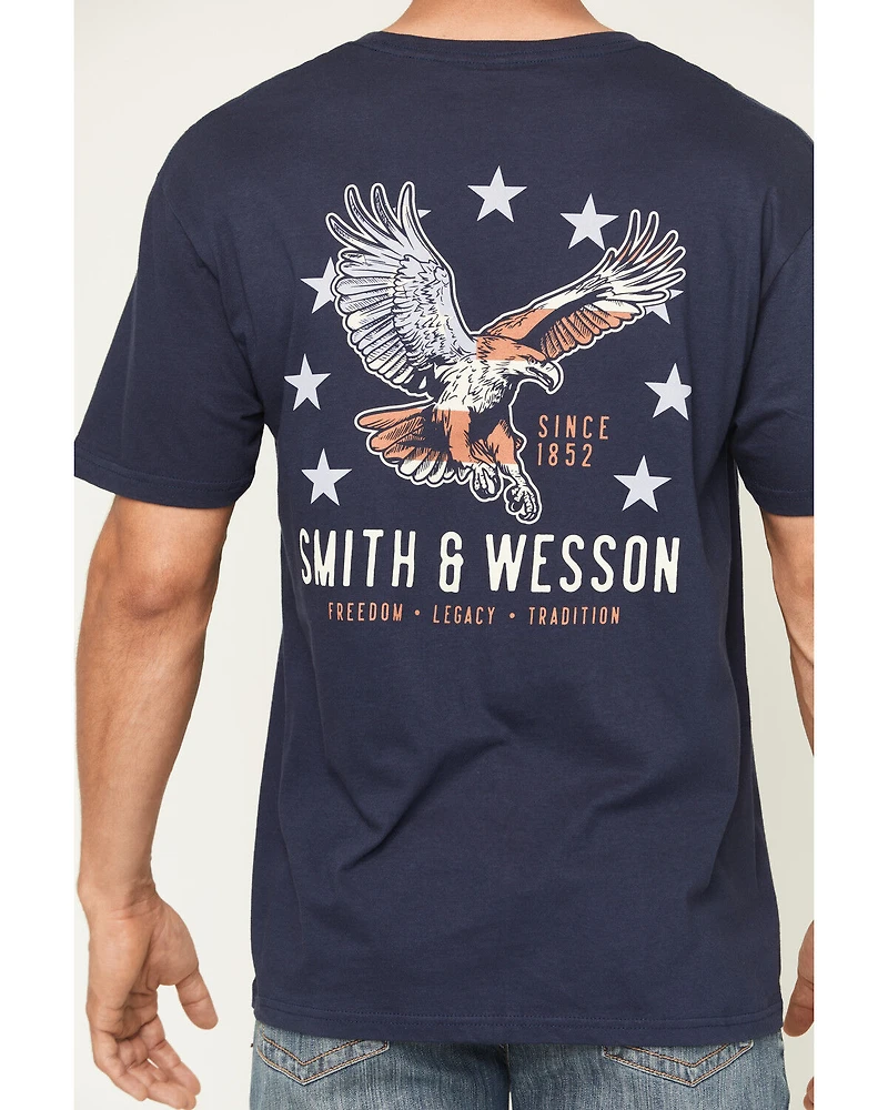 Smith & Wesson Men's Boot Barn Exclusive Eagle Short Sleeve Graphic T-Shirt