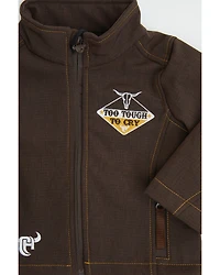 Cowboy Hardware Toddler Boys' Too Tough Embroidered Softshell Jacket