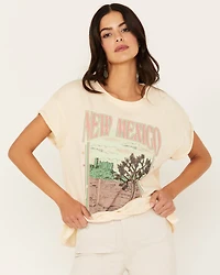 Cleo + Wolf Women's New Mexico Short Sleeve Graphic Tee