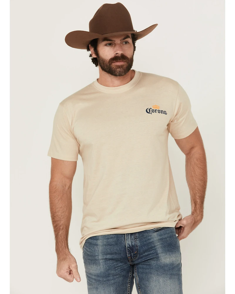 Changes Men's Corona La Vida Mas Fina Short Sleeve Graphic T-Shirt