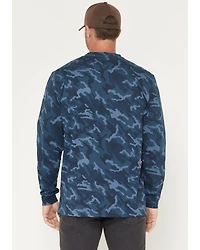 Hawx Men's Forge Camo Print Long Sleeve Work T-Shirt