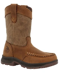 Georgia Boot Boys' Athens Superlyte Western Boots - Broad Square Toe