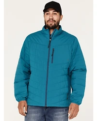 Brothers and Sons Men's Performance Lightweight Puffer Packable Jacket
