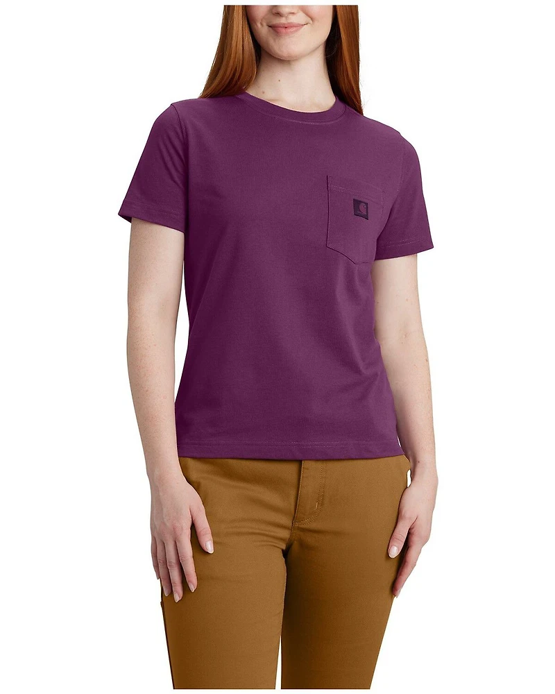 Carhartt Women's Relaxed Fit Lightweight Short Sleeve Pocket Tee
