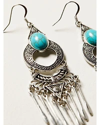 Idyllwind Women's Silver & Turquoise Finley Dangle Earrings