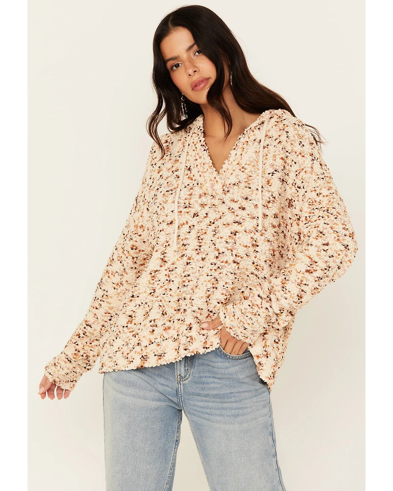 Cleo + Wolf Women's Popcorn Yarn Hoodie