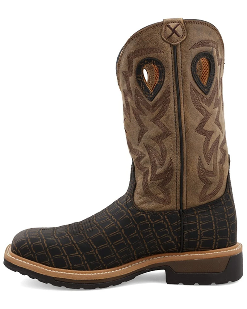 Twisted X Men's Lite Western Work Boots - Alloy Toe