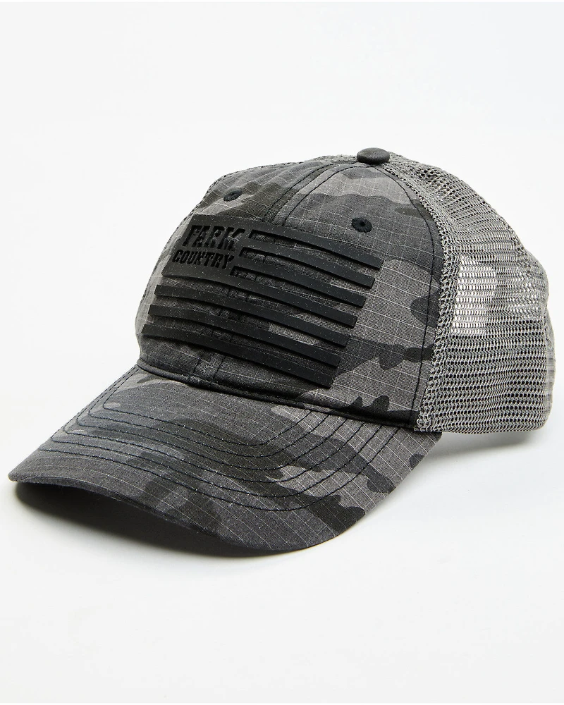 John Deere Men's Camo Flag Ball Cap